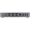 StarTech.com dock USB-C y USB-A - estación de acoplamiento universal híbrida para portátil con triple monitor DisplayPort y HDMI 4K 60Hz - Power Delivery de 85W, hub USB de 6x, GbE, audio - USB 3.1 Gen 2 10Gbps - TAA