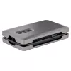 StarTech.com DKM31C3HVCPD adaptador multipuerto USB-C / base de conexión para dos monitores, 4K HDMI 2.0, VGA, vídeo USB-C DP Alt Mode, 100 W PD Pass-Through, 2x USB-A 10 Gbps, GbE, MST, gris