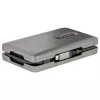 StarTech.com DKM31C3HVCPD adaptador multipuerto USB-C / base de conexión para dos monitores, 4K HDMI 2.0, VGA, vídeo USB-C DP Alt Mode, 100 W PD Pass-Through, 2x USB-A 10 Gbps, GbE, MST, gris