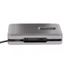StarTech.com DKM31C3HVCPD adaptador multipuerto USB-C / base de conexión para dos monitores, 4K HDMI 2.0, VGA, vídeo USB-C DP Alt Mode, 100 W PD Pass-Through, 2x USB-A 10 Gbps, GbE, MST, gris
