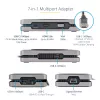 StarTech.com DKM31C3HVCPD adaptador multipuerto USB-C / base de conexión para dos monitores, 4K HDMI 2.0, VGA, vídeo USB-C DP Alt Mode, 100 W PD Pass-Through, 2x USB-A 10 Gbps, GbE, MST, gris