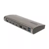 StarTech.com dock Thunderbolt 4, Power Delivery de 96W, único 8K/doble monitor 4K 60Hz, 3xTB4/USB4 puertos, 4xUSB-A, SD, GbE, estación de acoplamiento Thunderbolt 4 para Windows o MacBook TB3, cable de 0,8m