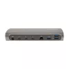 StarTech.com dock Thunderbolt 4, Power Delivery de 96W, único 8K/doble monitor 4K 60Hz, 3xTB4/USB4 puertos, 4xUSB-A, SD, GbE, estación de acoplamiento Thunderbolt 4 para Windows o MacBook TB3, cable de 0,8m