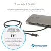StarTech.com dock Thunderbolt 4, Power Delivery de 96W, único 8K/doble monitor 4K 60Hz, 3xTB4/USB4 puertos, 4xUSB-A, SD, GbE, estación de acoplamiento Thunderbolt 4 para Windows o MacBook TB3, cable de 0,8m