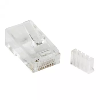 StarTech.com conector modular RJ45 Cat 6 para cable macizo – pack de 50