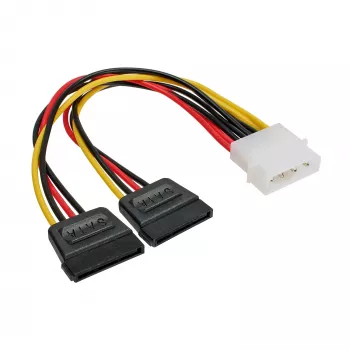 Cable de alimentación en Y interno InLine 1x 5,25