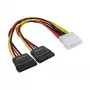 Cable de alimentación en Y interno InLine 1x 5,25