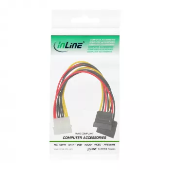 Cable de alimentación en Y interno InLine 1x 5,25