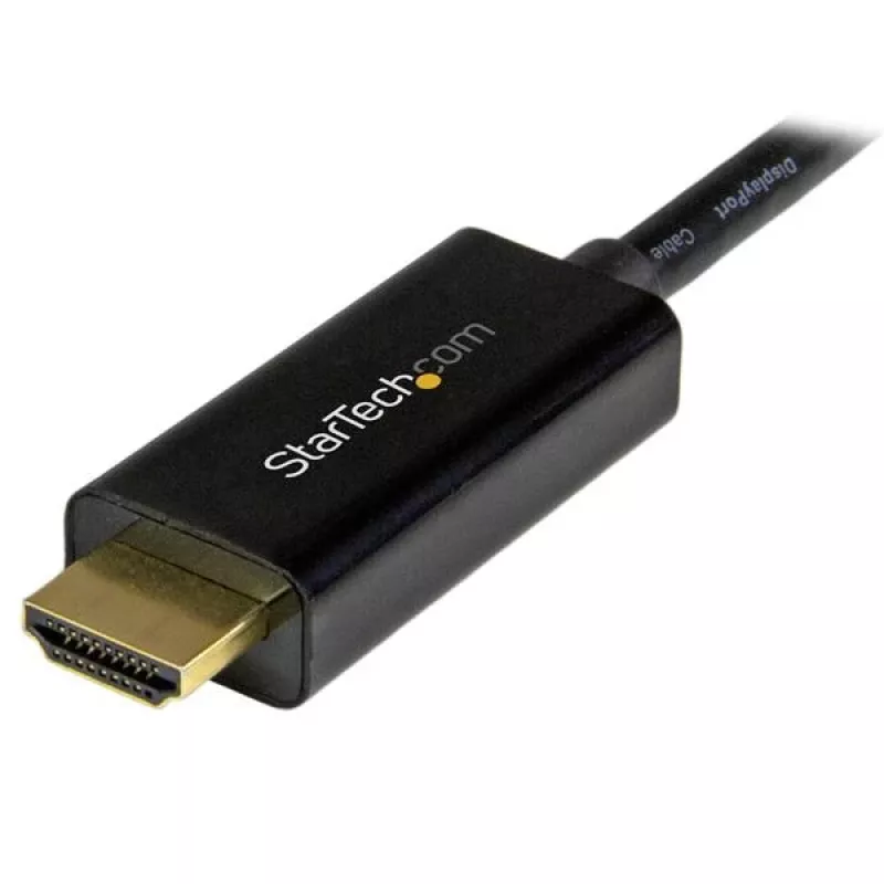 Cable Mini DisplayPort a HDMI StarTech.com de 1,8 m – vídeo 4K 30Hz – cable adaptador mDP a HDMI – Mini DP o Thunderbolt 1/2 Mac/PC a monitor/pantalla HDMI – cable convertidor mDP a HDMI