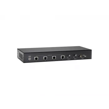 Transmisor AV LevelOne HDMI sobre Cat.5 transmisor HDBaseT 100 m salidas de 4 canales