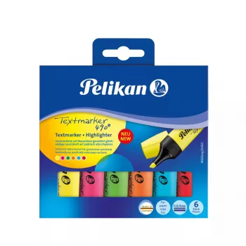 Rotulador Pelikan subrayador 490 Multicolour 6 uds.
