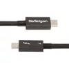 Cable Thunderbolt 4 StarTech.com de 0,5 m – 40 Gbit/s – 100W PD – vídeo 4K/8K – cable Thunderbolt certificado por Intel – compatible con USB 4/Thunderbolt 3/USB 3.2/USB Type-C/DisplayPort