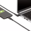 Cable USB-C robusto en ángulo recto StarTech.com de 0,9 m, USB 3.2 Gen 2 (10 Gbps), cable de datos USB-C a C de capacidad completa, DP Alt-Mode 4K 60Hz, 100W Power Delivery – cable USB Type-C de 90 grados