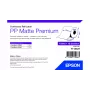 Epson PP Matte Label Premium, rollo continuo, 76 mm x 29 m, blanco, etiqueta de impresora autoadhesiva, etiqueta continua, rollo, inyección de tinta, acrílico