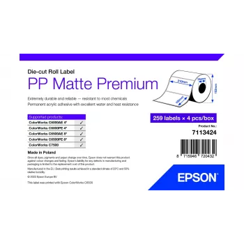 Epson 7113424 etiqueta de impresora blanca etiqueta de impresora autoadhesiva