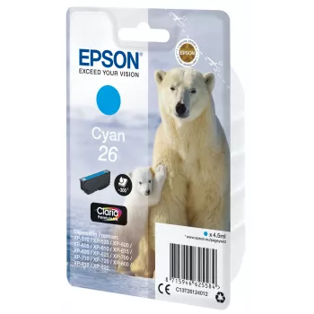 Epson Polar Bear pack individual cian 26 Claria Premium Ink