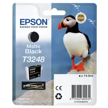 Cartucho de tinta Epson T3248 negro mate