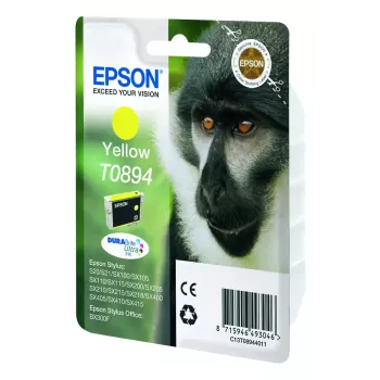 Epson Monkey Singlepack Amarillo T0894 DURABrite Ultra Ink