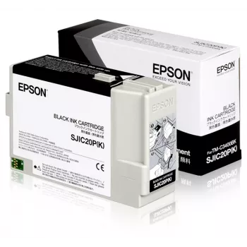 Epson SJIC20P(K) - Cartucho de tinta para TM-C3400BK (Negro)