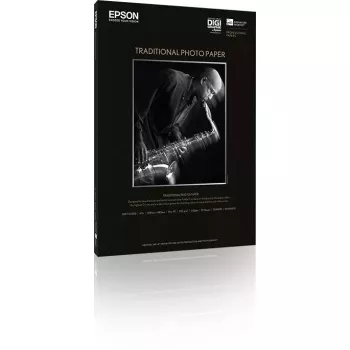 Papel fotográfico tradicional Epson, DIN A3+, 330 g/m², 25 hojas