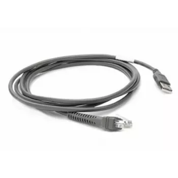 Cable serie Zebra CBA-U21-S07ZBR negro 2,1 m USB EAS