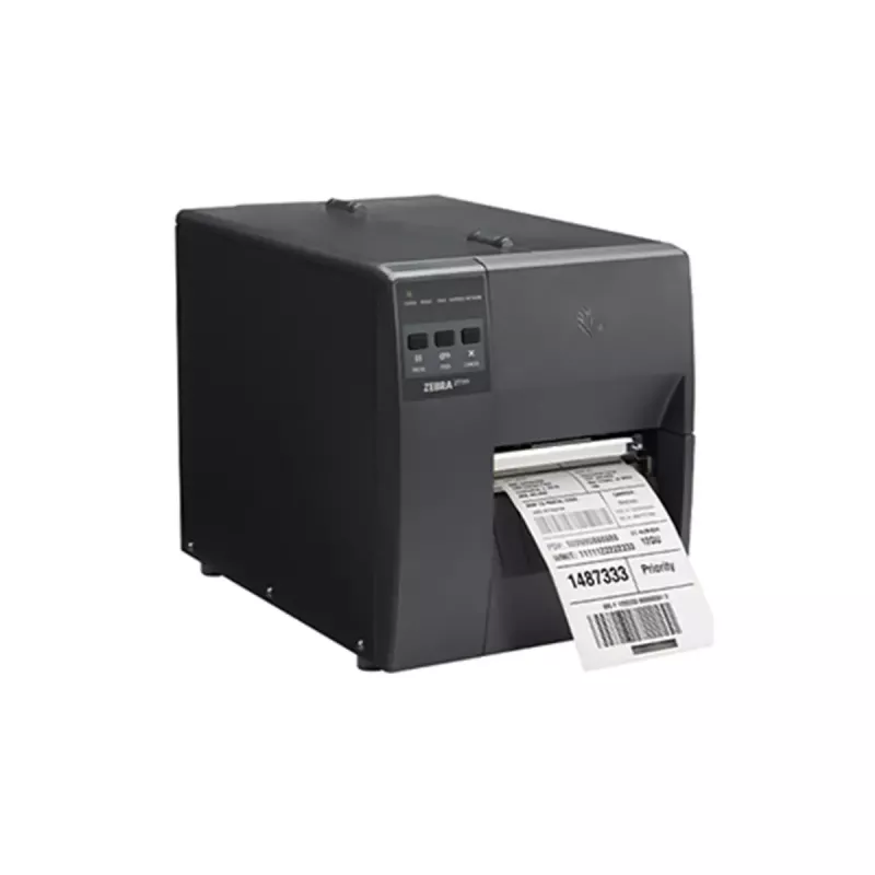 Zebra ZT111 ZT11142-T0E000FZ impresora de etiquetas de transferencia térmica, 203 DPI, 254 mm/s, 4" (rollo de 11,4 cm), USB, serie, Ethernet, Bluetooth, Wi-Fi, negra