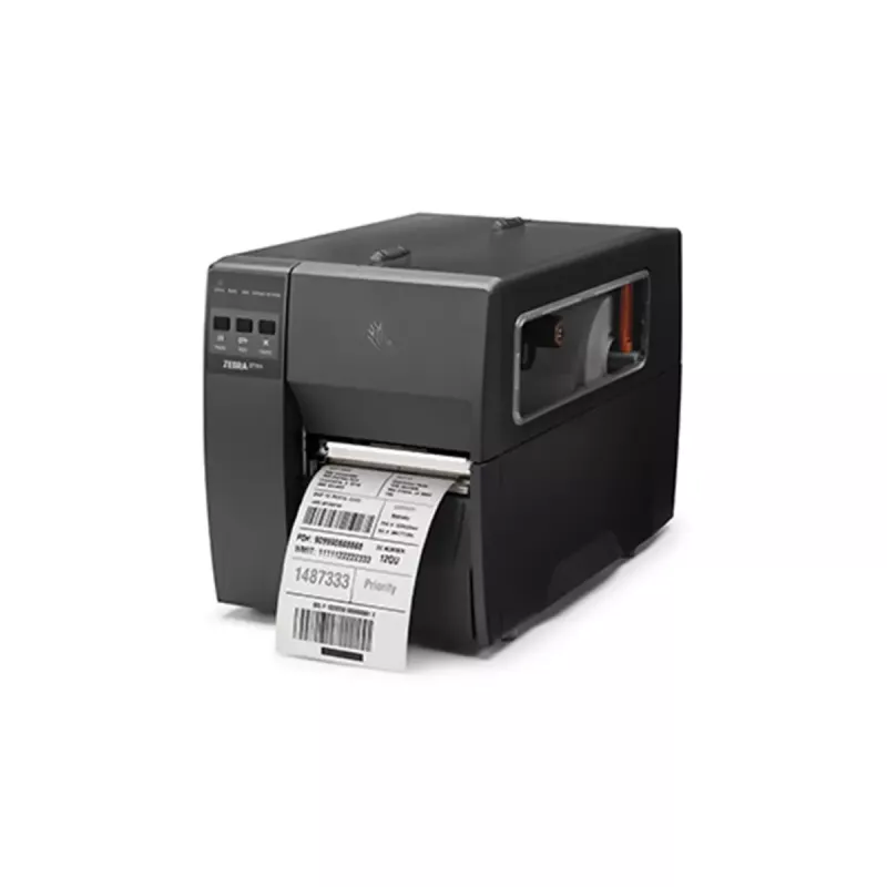 Zebra ZT111 ZT11142-T0E000FZ impresora de etiquetas de transferencia térmica, 203 DPI, 254 mm/s, 4" (rollo de 11,4 cm), USB, serie, Ethernet, Bluetooth, Wi-Fi, negra