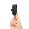 Batería externa Manhattan con conector USB-C integrado, 5000 mAh, hasta 10 W de potencia de salida, soporte para usar como soporte de carga para móvil, negro, un año de garantía
