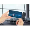 Batería externa Manhattan con conector USB-C integrado, 5000 mAh, hasta 10 W de potencia de salida, soporte para usar como soporte de carga para móvil, negro, un año de garantía