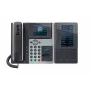 Teléfono IP POLY Edge E400 8 líneas con cable, auricular negro