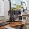 Teléfono IP POLY Edge E400 8 líneas con cable, auricular negro