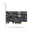 StarTech.com Tarjeta PCIe USB de 5 puertos, USB 3.2 10 Gbit/s, tarjeta PCI Express con 4 conectores USB-C, 1 conector USB-A interno, tarjeta controladora USB PCIe, Windows/macOS/Linux