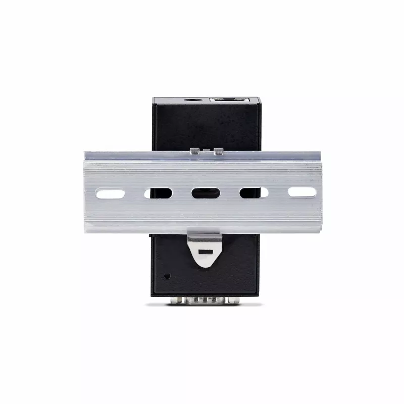 StarTech.com adaptador serie a Ethernet de 1 puerto, servidor de dispositivos serie IP para dispositivos RS232 remotos, montaje en pared/DIN, carcasa de metal, convertidor RJ45-LAN a serie DB9