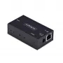 StarTech.com Adaptador de serie a Ethernet de 1 puerto, servidor de dispositivos serie IP PoE 802.3af para dispositivos RS232 remotos, montaje en pared/carril DIN, convertidor de RJ45 LAN a DB9 serie, TAA