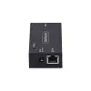 StarTech.com Adaptador de serie a Ethernet de 1 puerto, servidor de dispositivos serie IP PoE 802.3af para dispositivos RS232 remotos, montaje en pared/carril DIN, convertidor de RJ45 LAN a DB9 serie, TAA