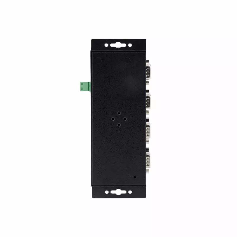 StarTech.com Adaptador de serie a Ethernet de 4 puertos, servidor de dispositivos serie IP para dispositivos RS232 remotos, montaje en pared/carril DIN, carcasa metálica, convertidor de RJ45 LAN a DB9 serie