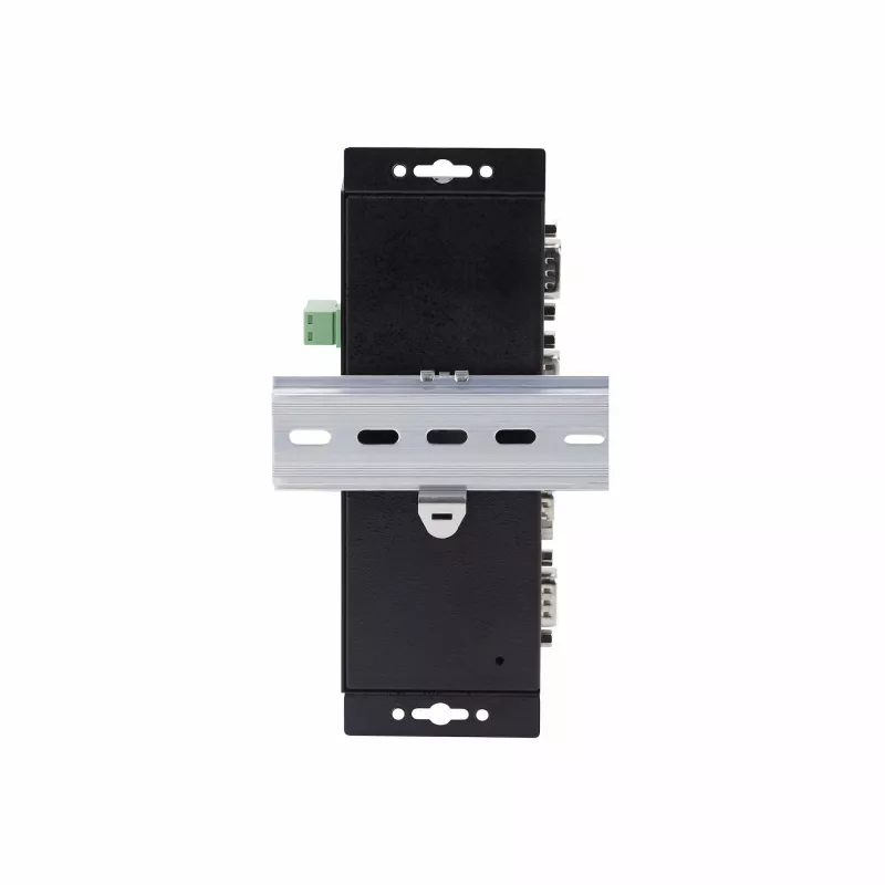 StarTech.com Adaptador de serie a Ethernet de 4 puertos, servidor de dispositivos serie IP para dispositivos RS232 remotos, montaje en pared/carril DIN, carcasa metálica, convertidor de RJ45 LAN a DB9 serie