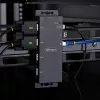 StarTech.com Adaptador de serie a Ethernet de 4 puertos, servidor de dispositivos serie IP para dispositivos RS232 remotos, montaje en pared/carril DIN, carcasa metálica, convertidor de RJ45 LAN a DB9 serie
