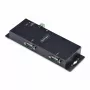StarTech.com Adaptador de serie a Ethernet de 2 puertos, servidor de dispositivos serie IP para dispositivos RS232 remotos, montaje en pared/carril DIN, carcasa metálica, convertidor de RJ45 LAN a DB9 serie