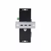 StarTech.com Adaptador de serie a Ethernet de 2 puertos, servidor de dispositivos serie IP para dispositivos RS232 remotos, montaje en pared/carril DIN, carcasa metálica, convertidor de RJ45 LAN a DB9 serie