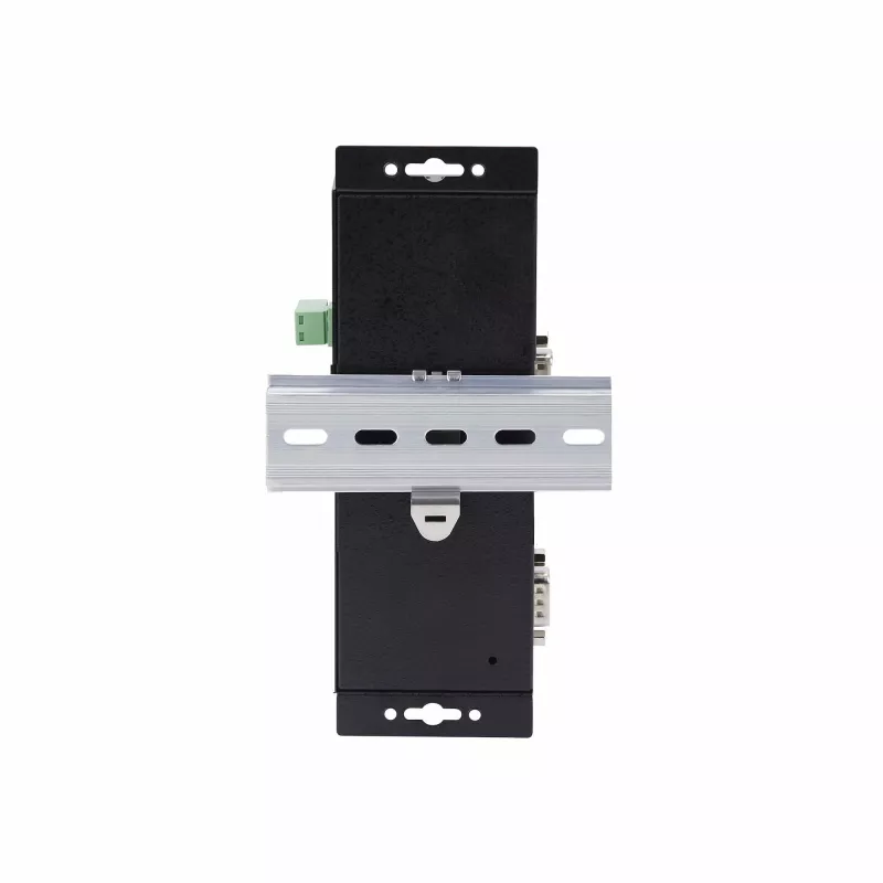 StarTech.com Adaptador de serie a Ethernet de 2 puertos, servidor de dispositivos serie IP para dispositivos RS232 remotos, montaje en pared/carril DIN, carcasa metálica, convertidor de RJ45 LAN a DB9 serie