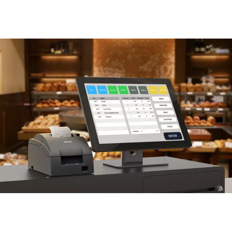 Impresora de recibos Epson TM-U220IIB serie PS NE sensor ECW