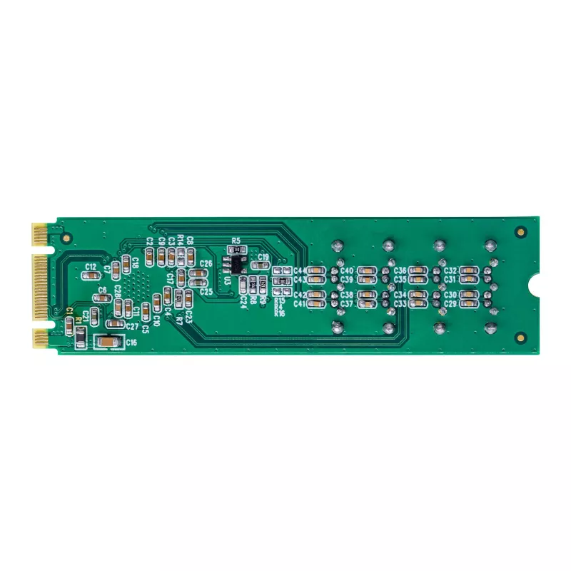 StarTech.com Tarjeta adaptadora de M.2 a SATA de 4 puertos, tarjeta de expansión de disco duro/SSD M.2 PCIe 3.0 a SATA, chipset ASM1064, M.2 NVMe a 4x HDD/SSD para Windows/macOS/Linux