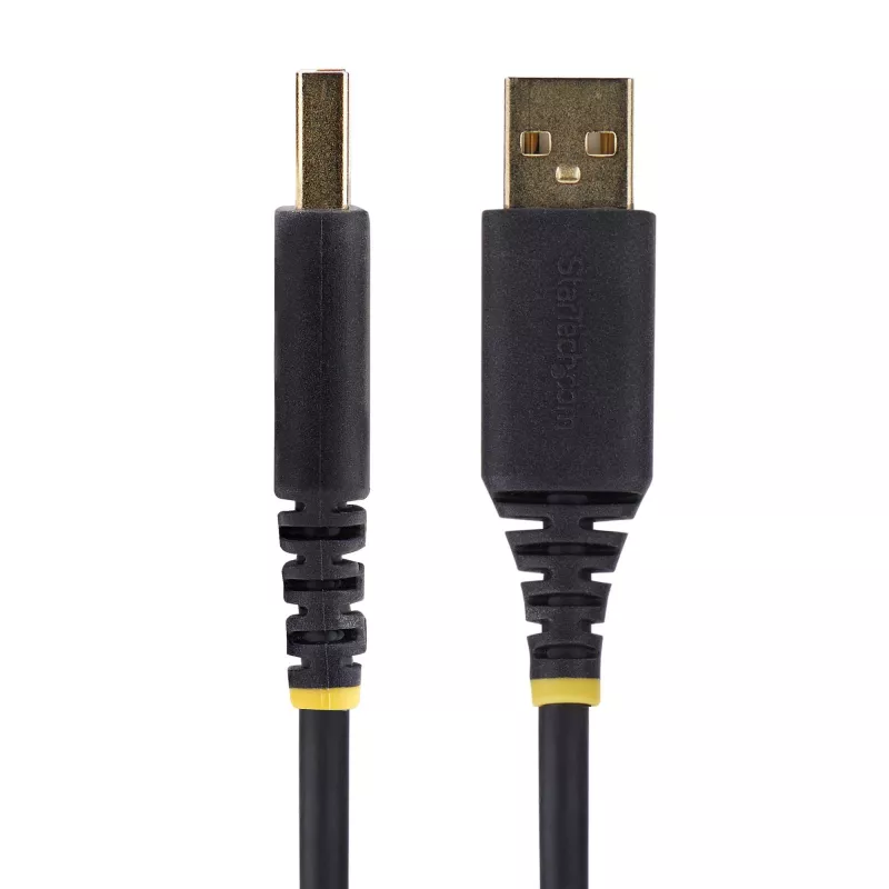 StarTech.com Cable adaptador USB a serie de 2 m, retención COM, tornillos/tuercas intercambiables, USB-A a DB9 RS232, chip FTDI, protección ESD, Windows/macOS/Linux