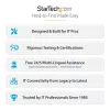 StarTech.com Cable adaptador USB a serie de 2 m, retención COM, tornillos/tuercas intercambiables, USB-A a DB9 RS232, chip FTDI, protección ESD, Windows/macOS/Linux