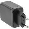 Fuente de alimentación USB PD InLine, cargador GaN, 3 puertos, Dual USB-C + USB-A, 65W