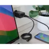Fuente de alimentación USB PD InLine, cargador GaN, 3 puertos, Dual USB-C + USB-A, 65W