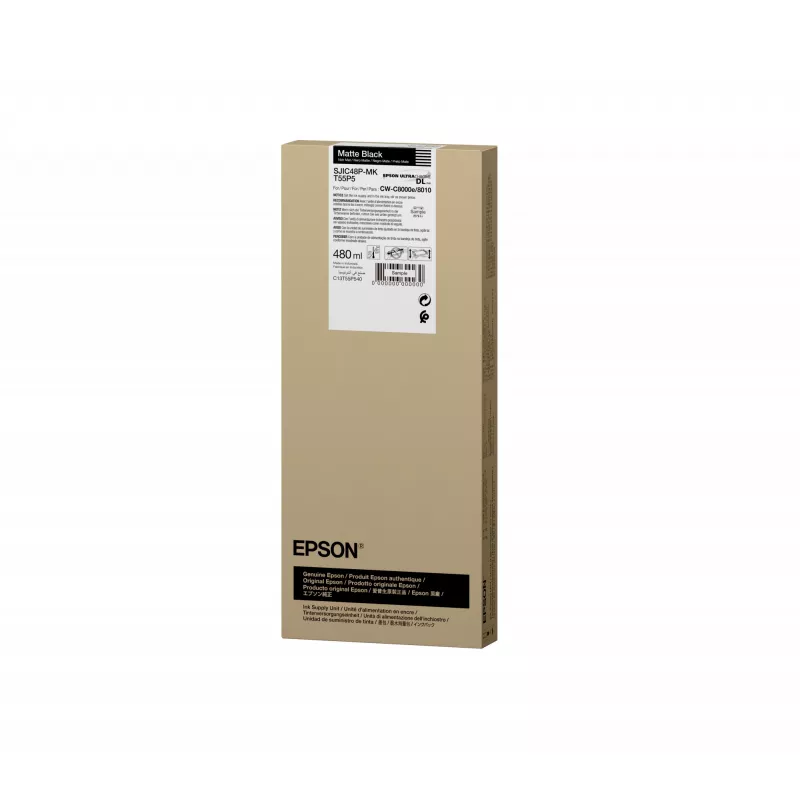 Cartucho de tinta Epson SJIC48P-MK 1 ud. Original Mate Negro