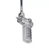 StarTech.com UNIVCS-LAPTOP-LOCK candado de cable universal para portátil, 2 m, de combinación con número de serie, Noble Wedge/Nano/K-Slot, negro/plateado, TAA