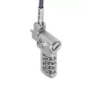StarTech.com UNIVCS-LAPTOP-LOCK candado de cable universal para portátil, 2 m, de combinación con número de serie, Noble Wedge/Nano/K-Slot, negro/plateado, TAA